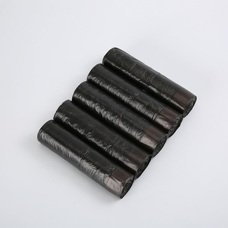 Source Manufacturers Automatic Closing Thick Plastic Bags El Kitchen Garbage Classification Drawstring Plastic - Image 1