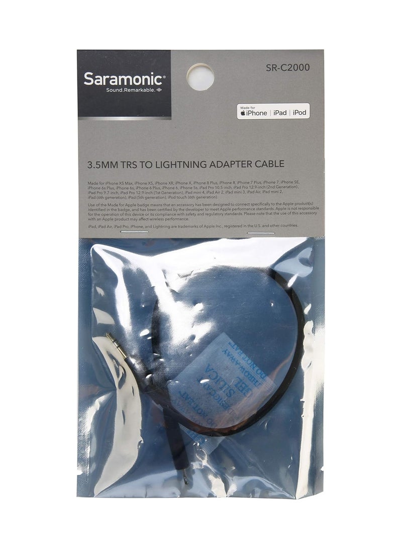 Saramonic SR-C2000 3.5mm TRS to iOS Adapter Cable - Image 4