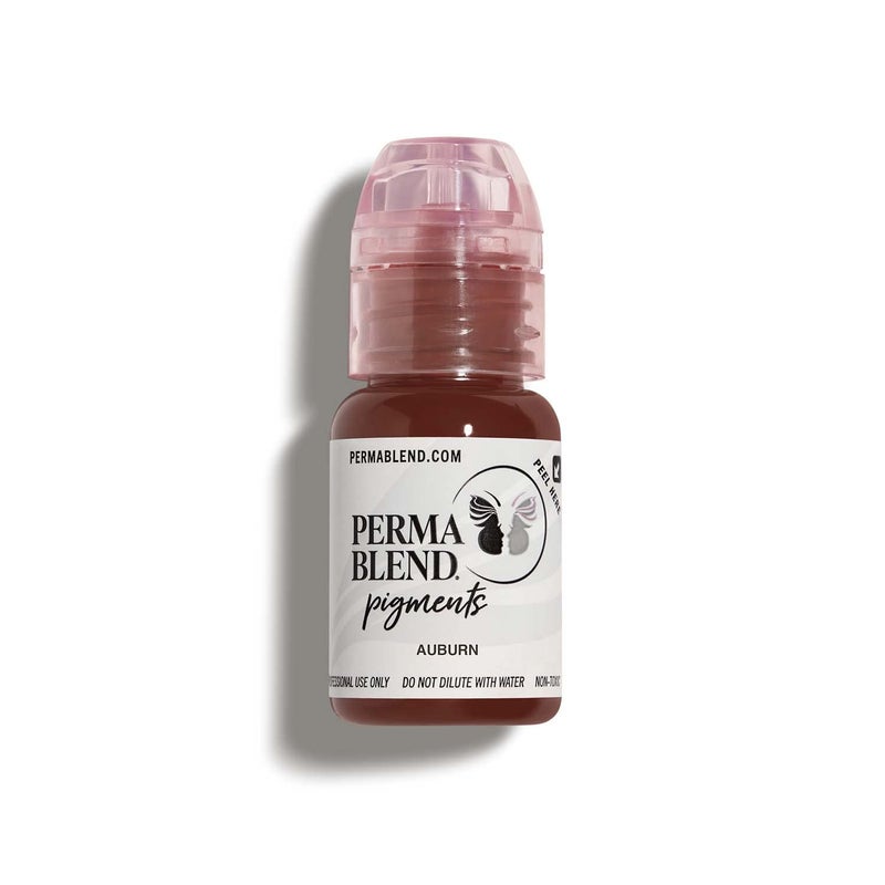 Perma Blend Perma Blend  Auburn  Microblading Ink for Permanent Eyeliner  Professional Tattoo Ink  Red Tattoo Ink Makeup  Vegan 05 oz
