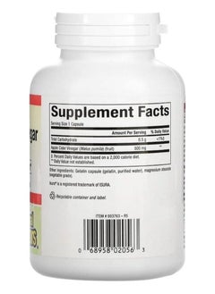 natural Factors Fermented Apple Cider Vinegar, 500 mg, 180 Easy to Swallow Capsules  - Image 2