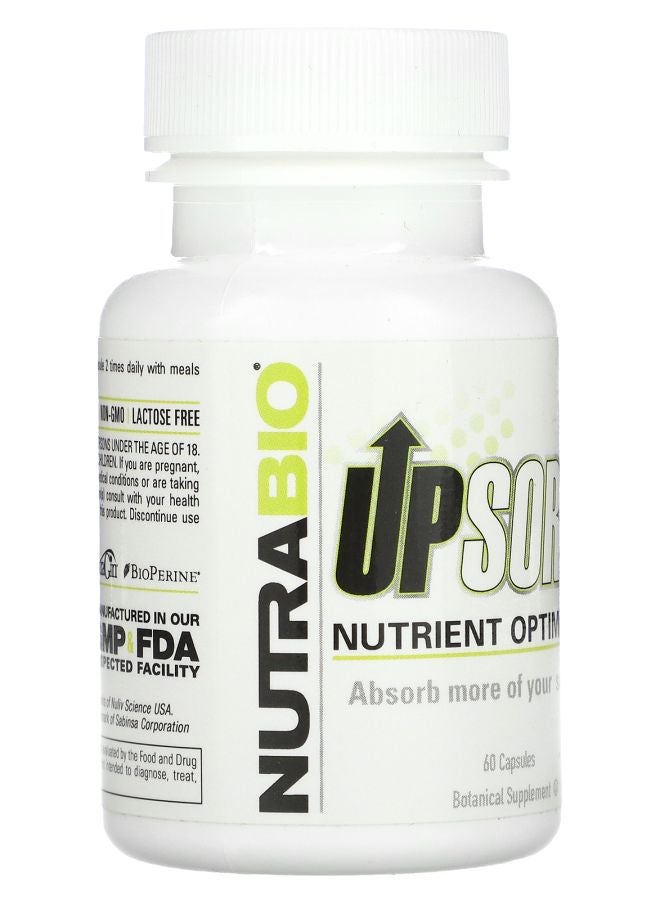 NutraBio UpSorb 60 Capsules - Image 2