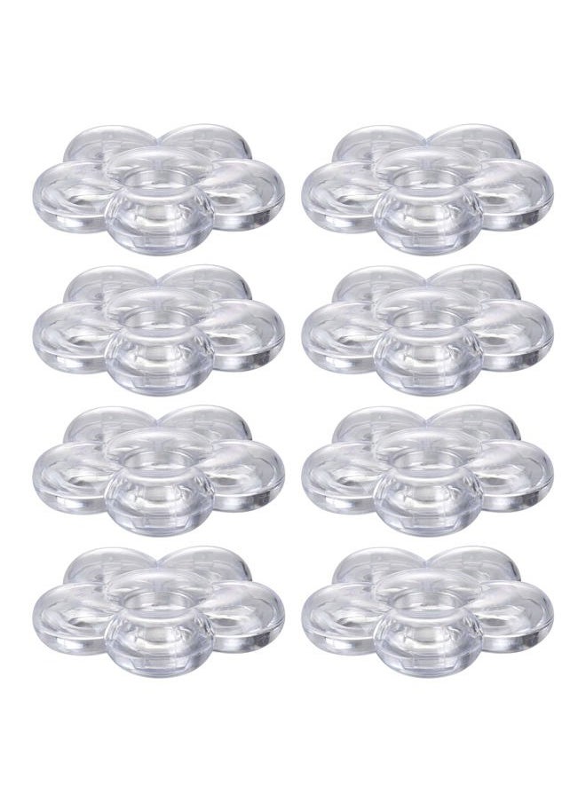 Beaupretty 8PCS Clear Empty Eyeshadow Palette Makeup Organizer Eyeshadow Storage Box Case Lipstick Pigment Palette Tray  - Image 2
