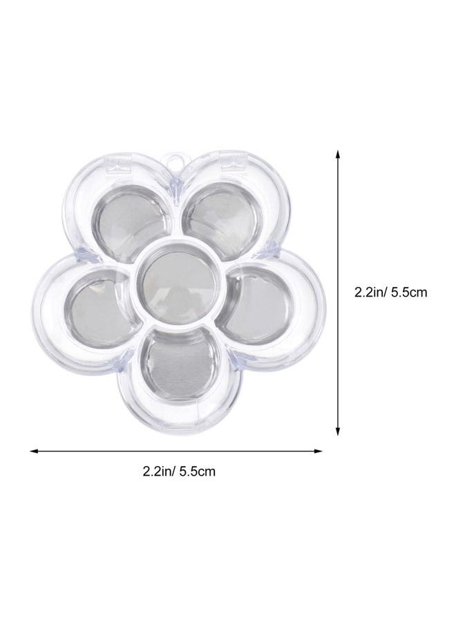 Beaupretty 8PCS Clear Empty Eyeshadow Palette Makeup Organizer Eyeshadow Storage Box Case Lipstick Pigment Palette Tray  - Image 3