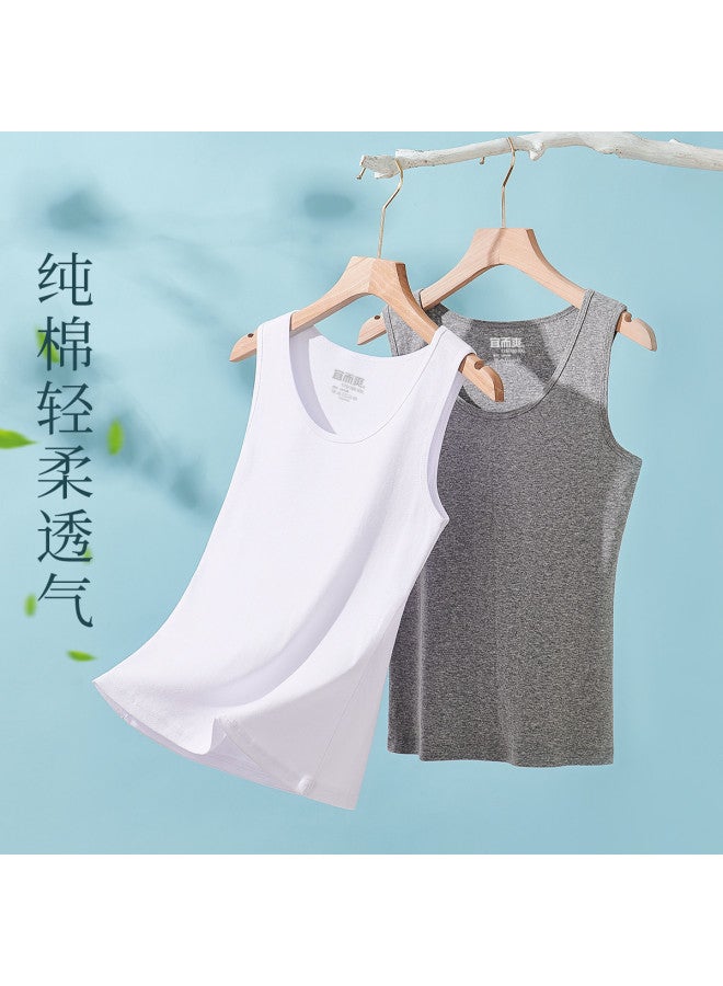 Your Sun Solid Color Simple Round Neck Comfortable Sleeveless Vest Women'S Undershirt T-Shirt Women'S Inner Wear Top - Image 3