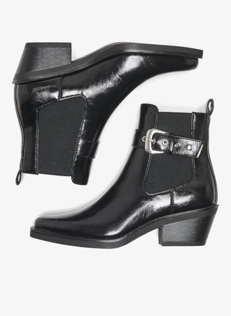ONLY Onlamie Ankle Buckle Boots - Image 4