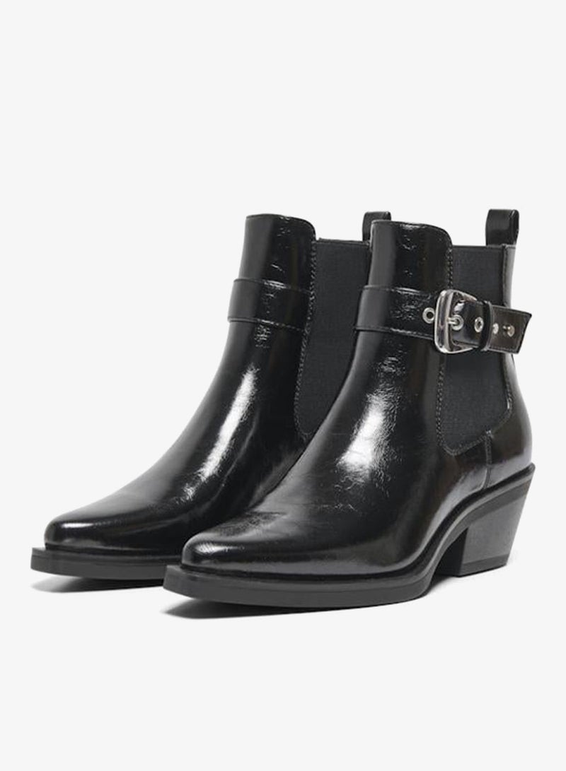 ONLY Onlamie Ankle Buckle Boots - Image 1