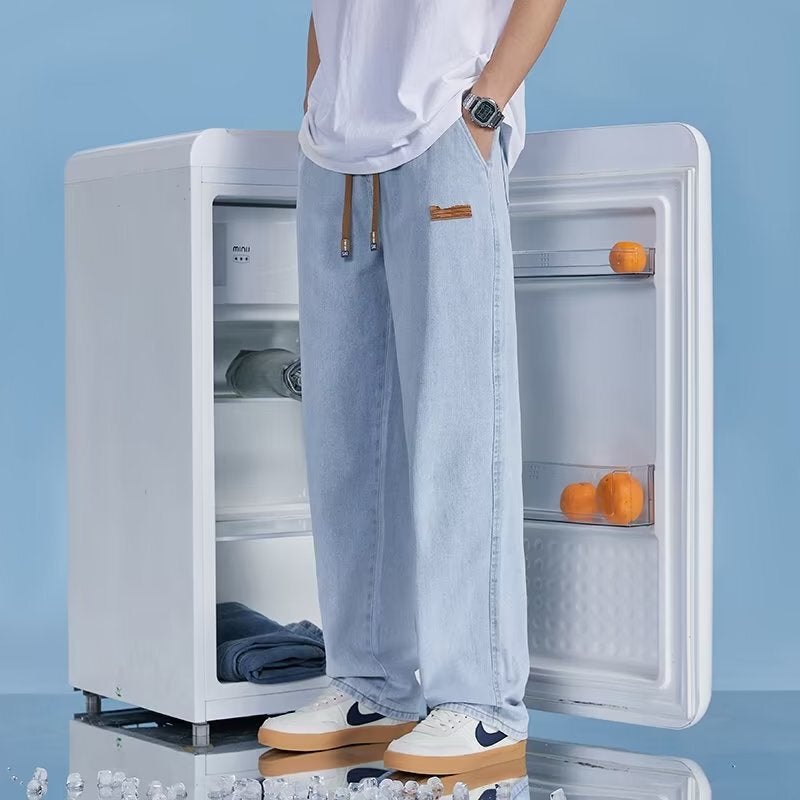 Unisex Casual Daily Denim Jeans - Image 1