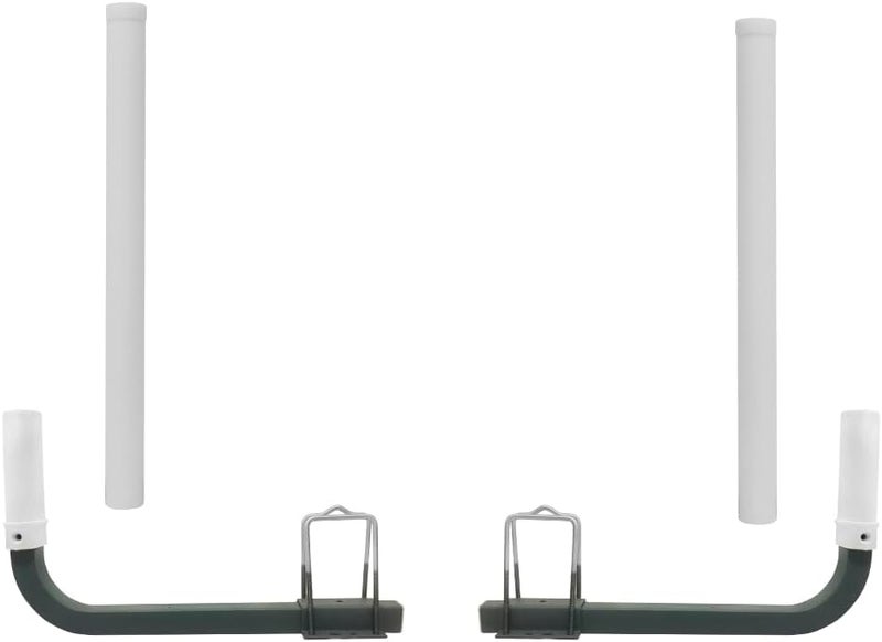 Sebnux Galvanized Steel Adjustable Boat Trailer Guide with PVC Pipes for Ski and Fishing Boats - Image 1
