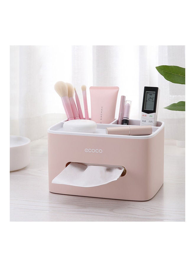 ecoco Tabletop Tissue Box Multifunction Storage Box for Living Room Tea Table Remote Control Nordic blue - Image 4