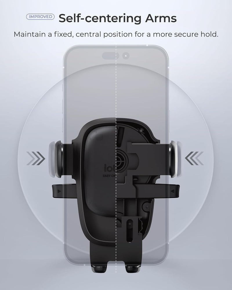 iOttie Easy One Touch Advanced Universal Car Mount Dashboard & Windshield Suction Cup Phone Holder for iPhone, Samsung, Google, All Smartphones - Image 5