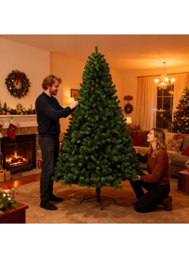 Y&D 210cm Premium Artificial Christmas Tree Easy Assemble for Home Office Party Decoration - Image 5