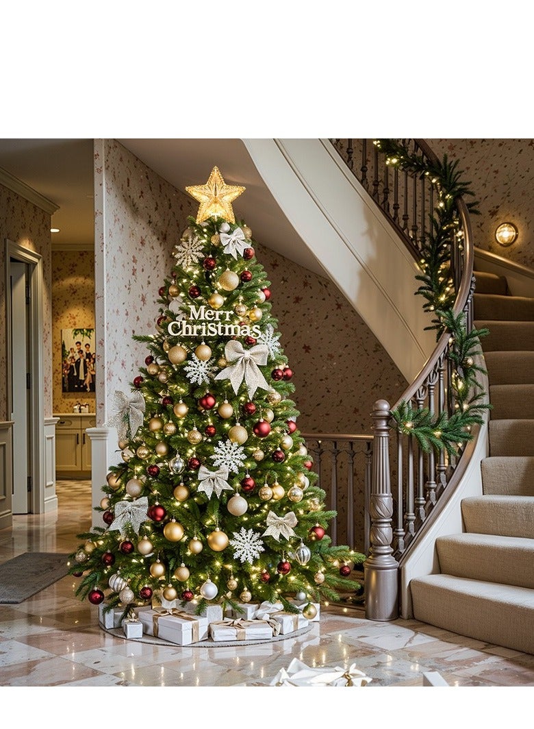 Y&D 210cm Premium Artificial Christmas Tree Easy Assemble for Home Office Party Decoration - Image 3