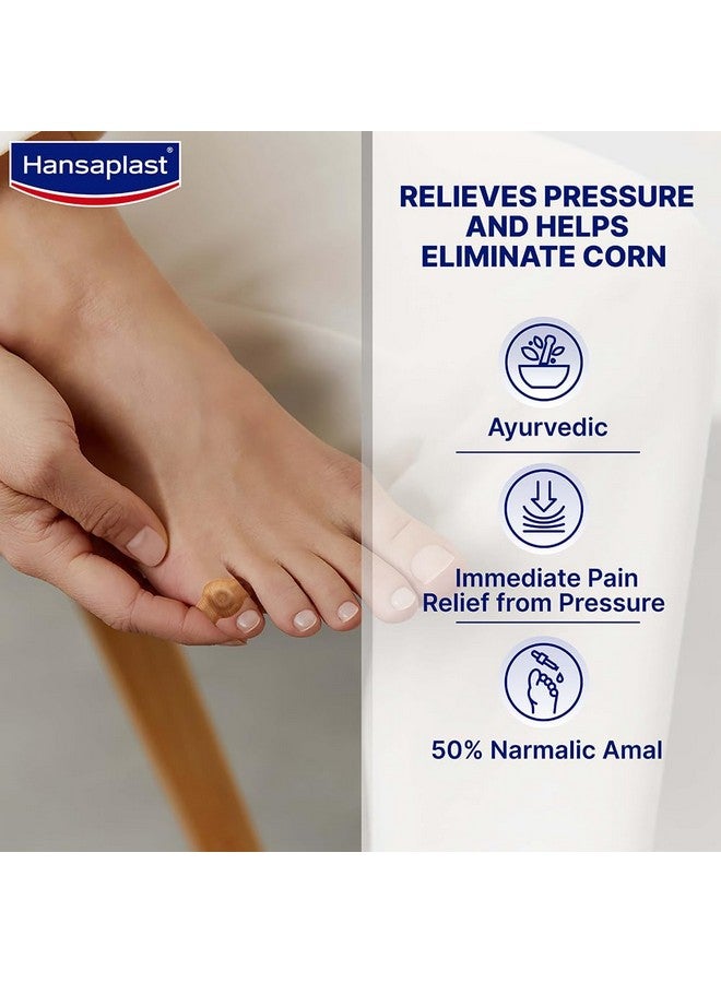 Hansaplast Hansaplast Corn Plaster, Corn Removal bandage for foot | 7 + 2 (Pack of 9 Envelopes) | Ayurvedic Corn Plaster  - Image 2