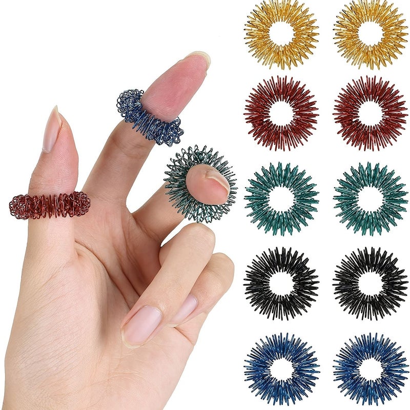 Sensory Ring 20pcs Assorted Color Plastic Educational Toy - Image 1