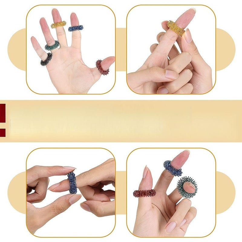 Sensory Ring 20pcs Assorted Color Plastic Educational Toy - Image 2