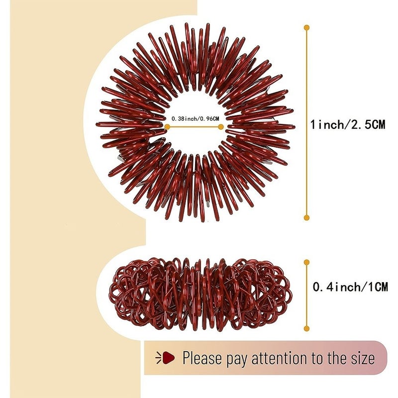Sensory Ring 20pcs Assorted Color Plastic Educational Toy - Image 4