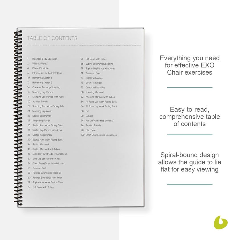 Balanced Body Exo Chair Guide, Pilates Exo Chair Guide for Workout Equipment, for Home Gym or Studio Use. - Image 2