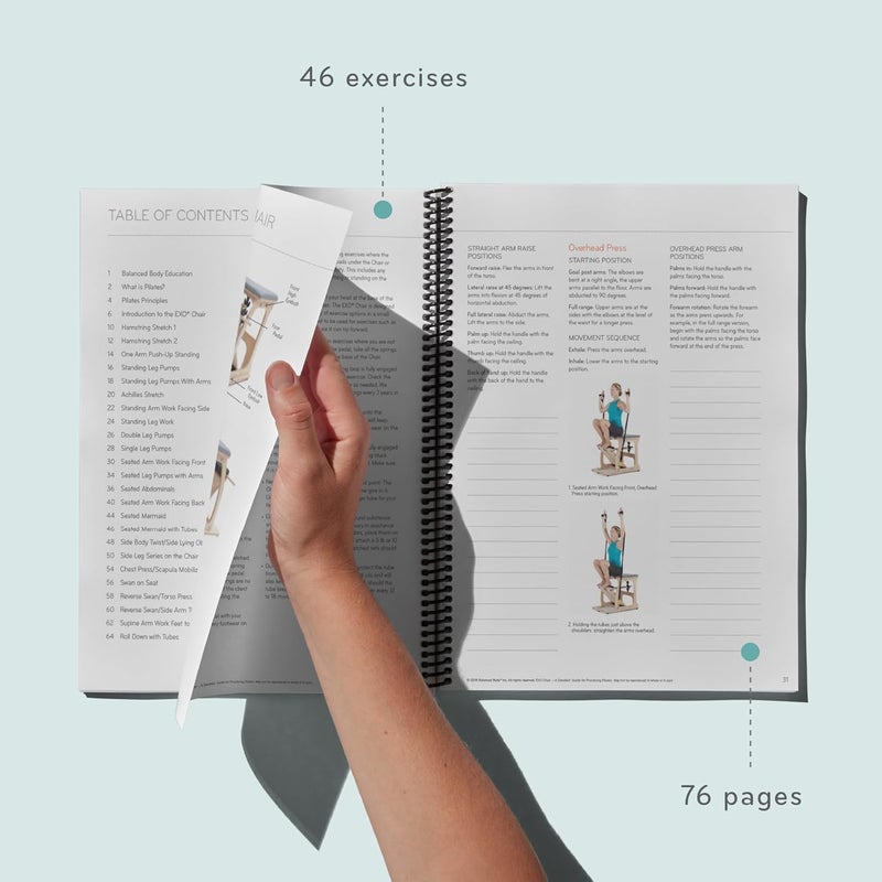 Balanced Body Exo Chair Guide, Pilates Exo Chair Guide for Workout Equipment, for Home Gym or Studio Use. - Image 3