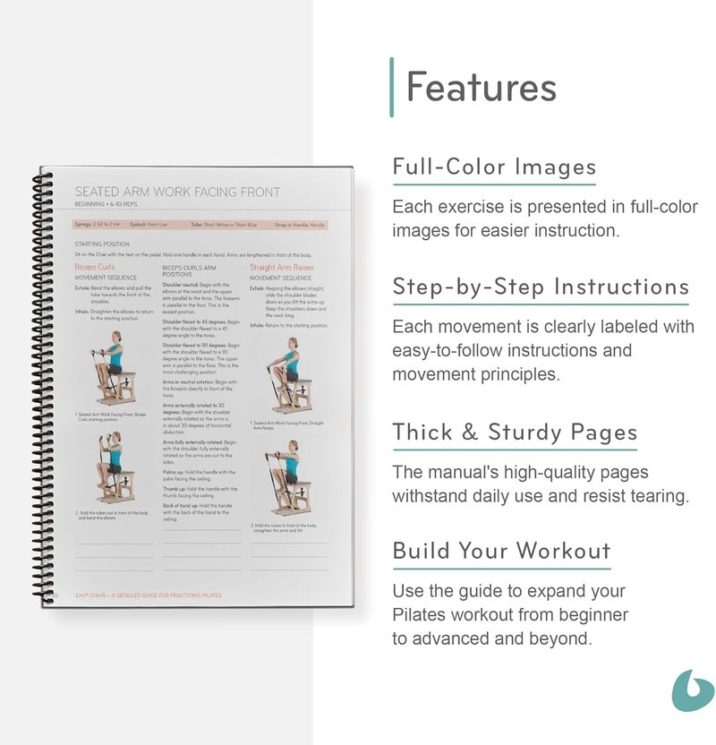 Balanced Body Exo Chair Guide, Pilates Exo Chair Guide for Workout Equipment, for Home Gym or Studio Use. - Image 4