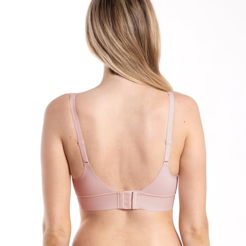 Floatley Cozy Wireless Plunge Bra for Women, Buttery Soft Comfort Seamless Everyday Bra with Embedded Pad Size XL - Image 3