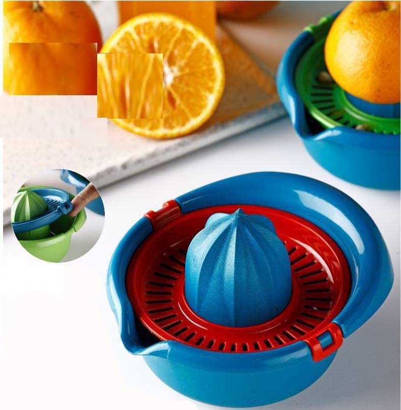 NOBILEA lockit Fruit juicer Orange Squeezer Bowl for Citrus Lemon Mausambi Strainer with Easy Pour Spout Lock It Hand Juicer maker Mosambi Press juice mixer - Image 2