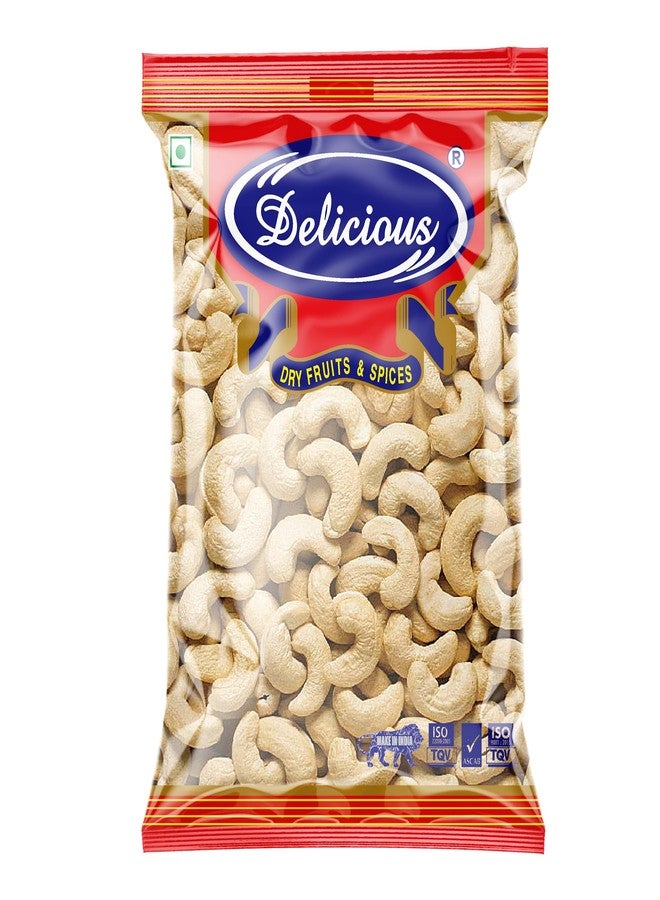 Delicious Cashew (W320) Standard | Crunchy Healthy Snacks Cashew Nuts | Kaju Nuts and Dry Fruits | Cashew 100gms