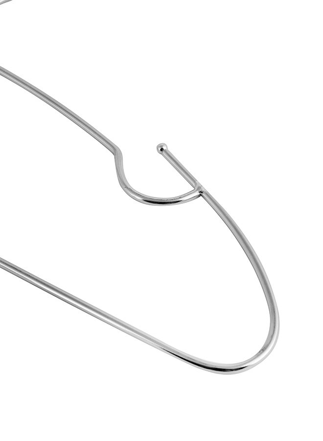 Royalford 6 Pcs Clothes Hanger Set Anti Skid Design Durable Iron Construction 40X20 Cm Silver - Image 5