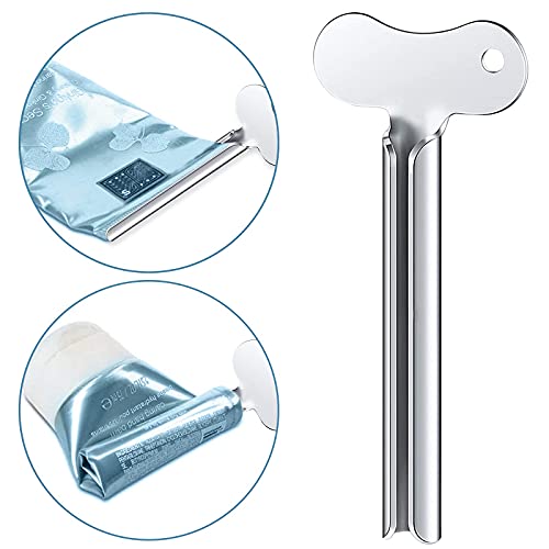ZOCONE Toothpaste Squeezer, 12pcs Metal Tube Squeezer Key Stainless Steel Toothpaste Roller Tube Wringer for Paint, Cream, Cosmetic and Hair Dye(A) - Image 4