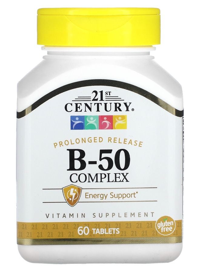 21st Century B-50 Complex Prolonged Release 60 Tablets