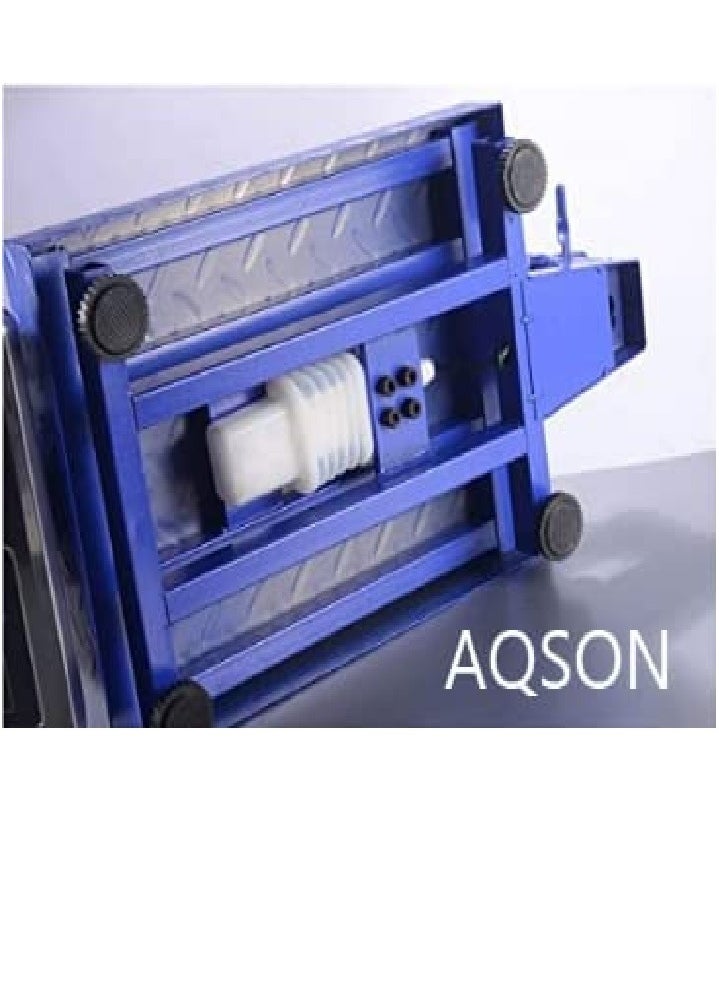 AQSON - AQSON Digital Weight Scale 150kg; Parcel Scale Postal Scales Platform Scales Digital LCD Display 90 ° Folding Adjustable Background Lighting Industrial Scale Size : 150KG - Image 1