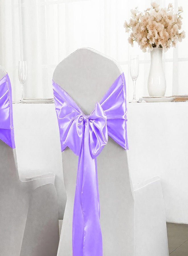 SHEJIZE 2 Pack Lavender Satin Table Runner 12x108 Inches Long, Bright Silky Smooth Satin Table Runner Table Decor for Wedding Banquet Christmas Prom Event Birthday Party - Image 4