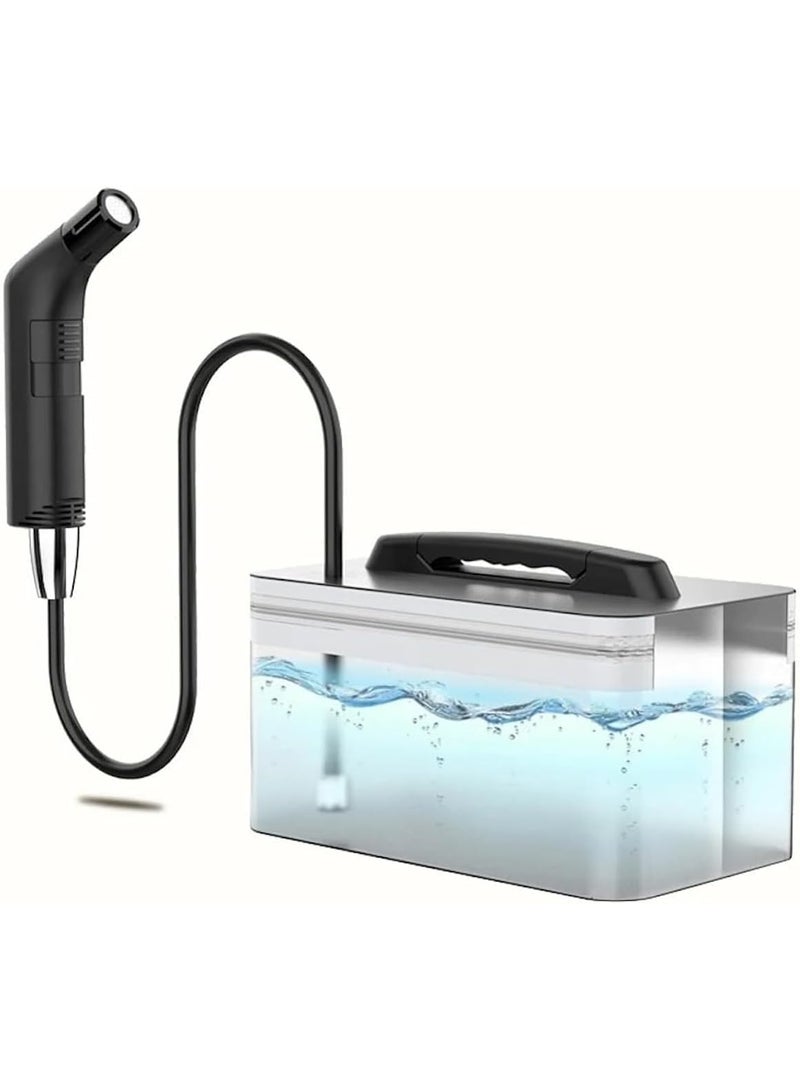 ريتش لايف شطاف محمول قابل لإعادة الشحن، مناسب للسفر والتخييم، وبخاخ دش - Image 1