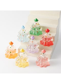 Flash Lucky Star Tree Blind Box Diy Jewelry Accessories Desktop Ornaments Wen Chuang Meng Grain Resin Accessories Wholesale-Color:1 Random Luminous Tree (matching Purchase In Multiples Of 7)
