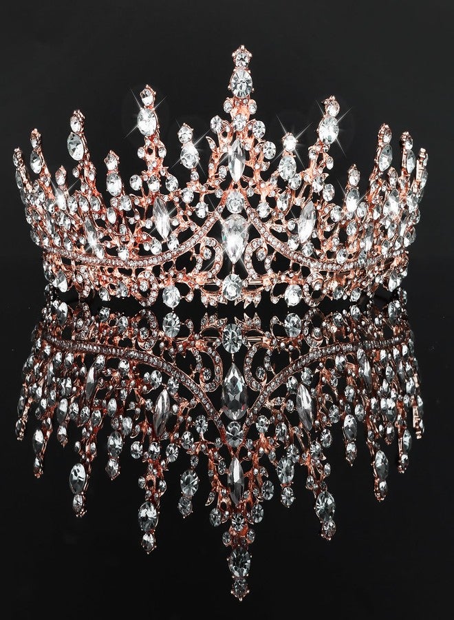 CIEHER Sweet 16 Sash, Rose Gold Crown, Pearl Pin Set - Birthday Party Decorations, Tiara, Gift for Girls - Image 4