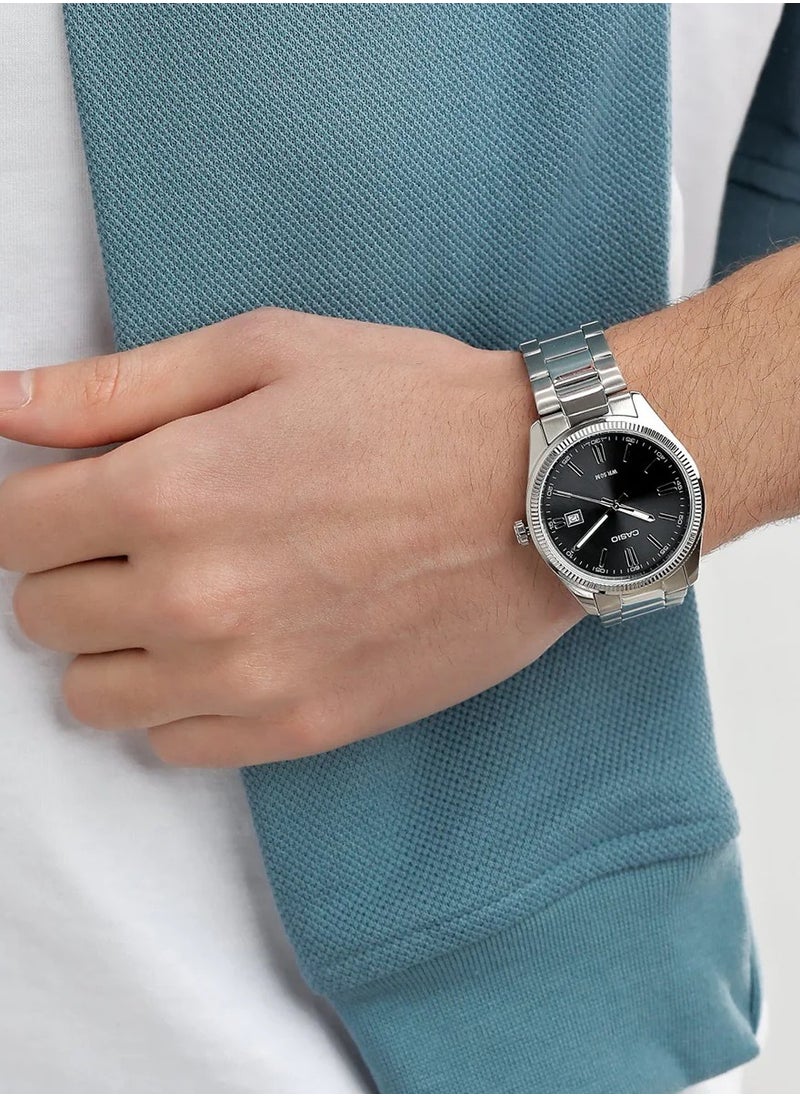 Casio Analog Watch With Stainless Steel MTP-1302D-1A1VDF