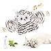 Kimee Interactive Cat Toy Rechargeable Automatic Chirping Owl Kitten Toy with Catnip Auto Beating Wings Flying Bird Cat Toys for Indoor Cats to Play Alone Never Boredom - Image 3
