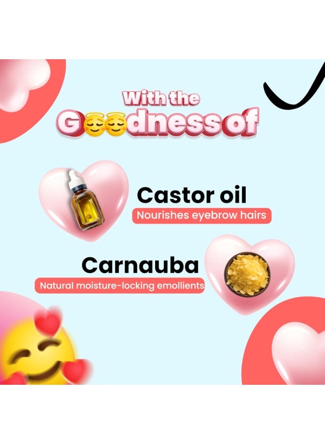 دازلير قلم حواجب دازلر مع مبراة | مقاوم للماء | يدوم طويلاً | تركيبة شمعية كريمية | غني بزيت الكرنوبا وزيت الخروع | بني - 1 | عبوة من 6 أقلام | 9 غرام - Image 4