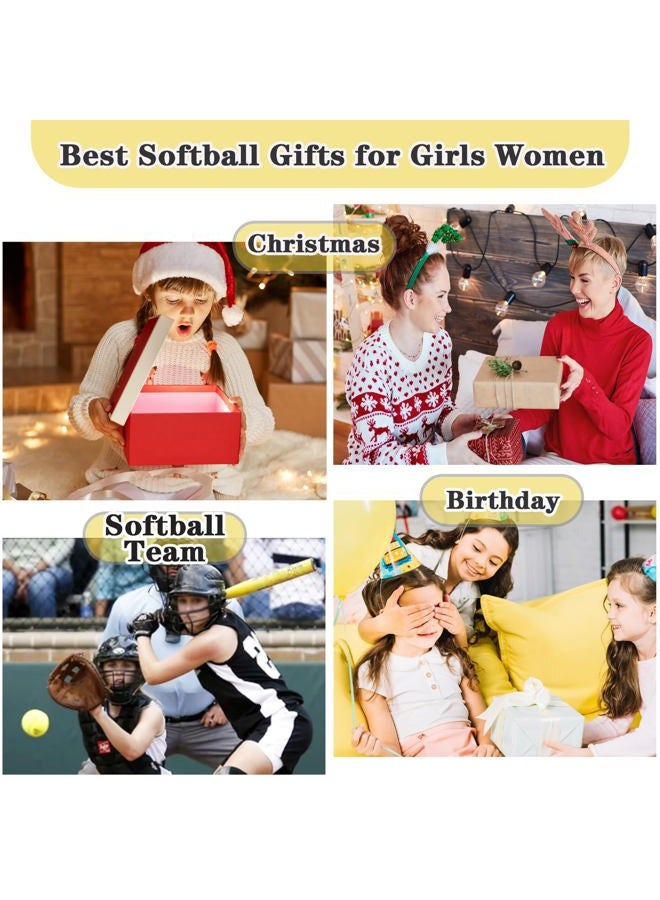 AUIVTY Softball Blanket Gifts for Girls 8 9 10 11 12 Years Old Softball Lovers, Girls Women Sport Softball Print Throw Blanket Girls Bedroom Decor - Softball Coach Gifts Birthday Gifts 40x50 Inch - Image 5
