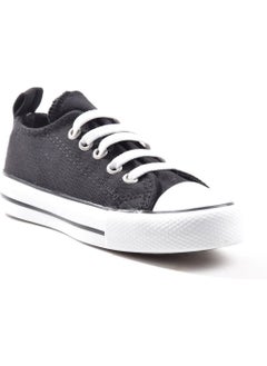 Cool Luis Black Low Kids Elastic Sneakers  - Image 1