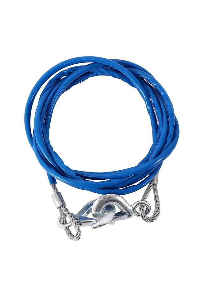 LAWAZIM Emergency Towing Rope -4mx8mm- Heavy-Duty Tow Rope with Safety Latch Hooks and Reinforced Design - for Vehicle Recovery, Roadside Emergencies, Off-Road Adventures, and Towing Disabled Vehicles  - Image 2