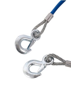 LAWAZIM Emergency Towing Rope -4mx8mm- Heavy-Duty Tow Rope with Safety Latch Hooks and Reinforced Design - for Vehicle Recovery, Roadside Emergencies, Off-Road Adventures, and Towing Disabled Vehicles  - Image 4