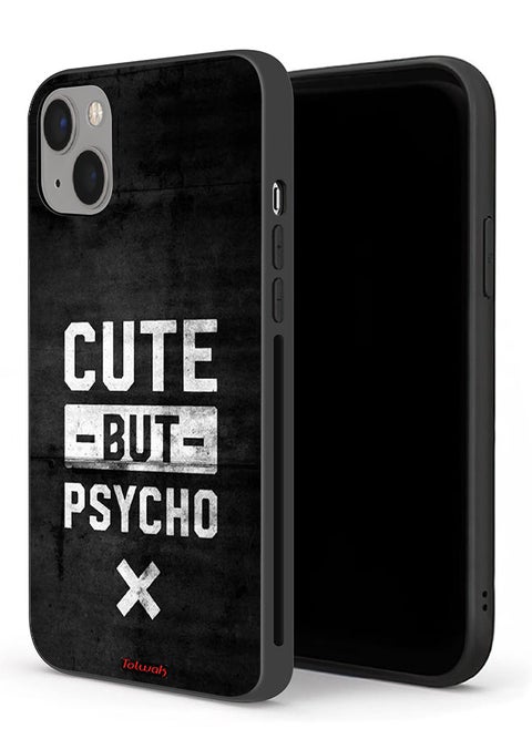 Apple iPhone 13 mini Protective Case Cute But Psycho