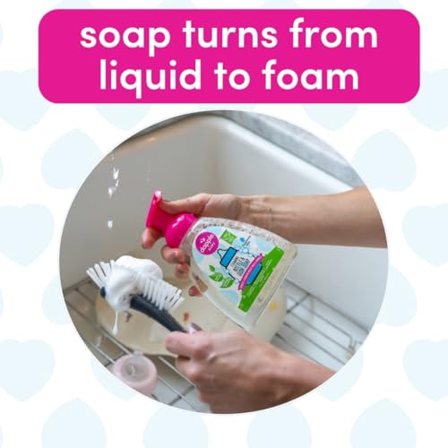 Dapple Baby Foaming Dish Soap, Refill, Unscented, 30oz (2 Units) - Image 4