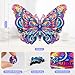 Mys Aurora Wooden Puzzles for Adults Butterfly Jigsaw Puzzles 200 Pieces 9 x 122 Inch Medium Unique Shaped Irregular Colorful Wood Puzzles Beautiful Luxury Packag Gifts for Adults and Kids - Image 4