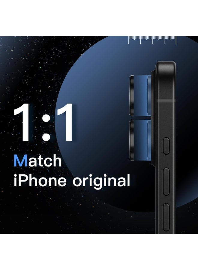 FITIT حماية عدسة الكاميرا لجهاز آيفون 17/17 إير – زجاج مقسى 9H مع حلقة ألمنيوم، مضاد للبصمات، سهل التركيب - أسود -fitit - Image 4