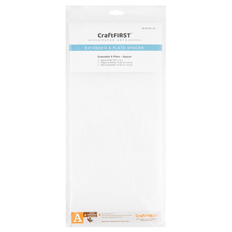 CraftFIRST Extended A Plate Spacer for Cuttlebug Die Cutting Machine 587 x 13