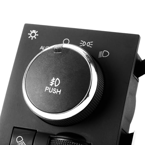 SOAESCN Headlight Switch, Fog Light Switch for 2011-2018 Dodge Ram 1500 2500 3500 4500 5500 Head Lamp & Fog Lamp Switch Button Control Assembly Replace 68146507AA-68189154AA-68269912AA-HLS1685-1S13321 - Image 4