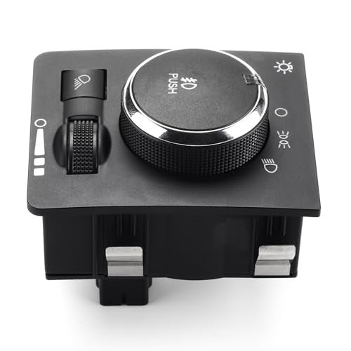 SOAESCN Headlight Switch, Fog Light Switch for 2011-2018 Dodge Ram 1500 2500 3500 4500 5500 Head Lamp & Fog Lamp Switch Button Control Assembly Replace 68146507AA-68189154AA-68269912AA-HLS1685-1S13321 - Image 5