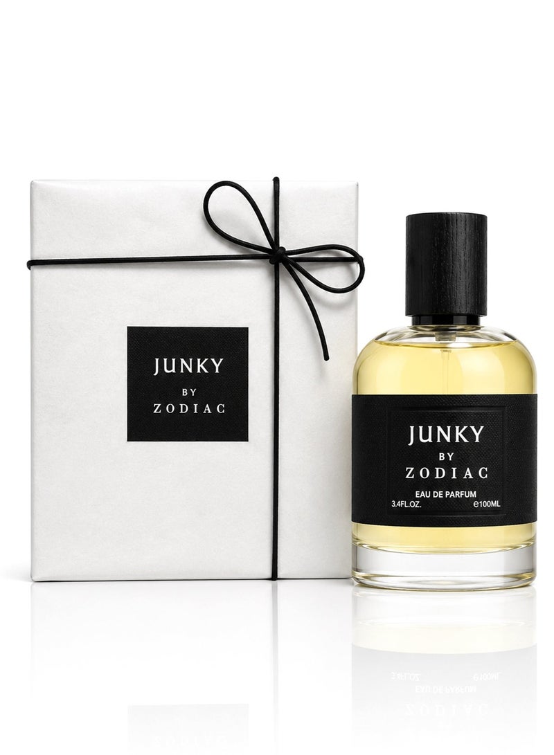 Zodiac Junky Eau De Perfume 100ml | Luxury Unisex Leather Woody Perfume with Iris & Patchouli | Long Lasting Signature Fragrance - Image 2