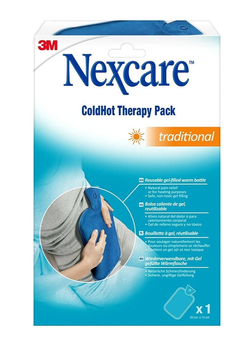 3M Nexcare Cold Hot Traditional Hot-Water Bottle, Adult